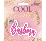 Nekupto Cool jmenná klíčenka Barbora 1 kus