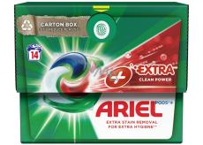 Ariel Extra Clean Power gelové kapsle univerzální na praní 14 kusů