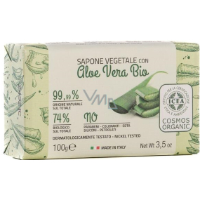 Iteritalia Bio Aloe Vera přírodní toaletní mýdlo 100 g