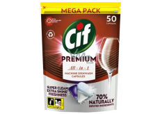 Cif Premium Clean All in 1 Regular tablety do myčky 50 kusů