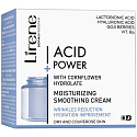 Lirene Acid Power hydratační krém s hydrolátem z chrpy, redukuje vrásky 50 ml