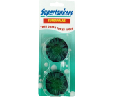 Supertankers Twin Green WC tablety do nádrže 2 x 50 g zelené