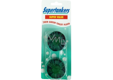 Supertankers Twin Green WC tablety do nádrže 2 x 50 g zelené