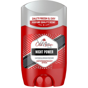 Old Spice Night Power Leather & Spices antiperspirant stick pro muže 50 ml