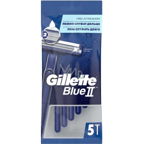 Gillette Blue II holítka 2 břity pro muže 5 kusů