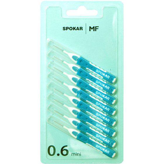 Spokar Flexi Mini velikost 0,6 mezizubní kartáčky 8 kusů