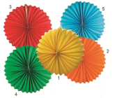 Lampion modrý 25 cm