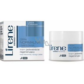 Lirene Normal And Combination Skin noční jemný regenerační krém 50 ml