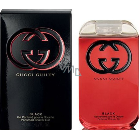 Gucci Guilty Black sprchový gel pro ženy 200 ml