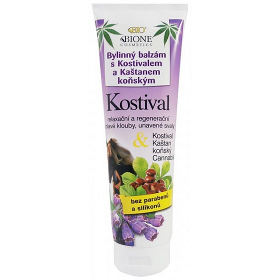 Bione Cosmetics Kostival & Kaštan koňský bylinný balzám 300 ml