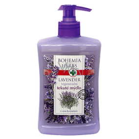 Bohemia Gifts Lavender regenerační tekuté mýdlo dávkovač 500 ml