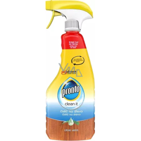 Pronto Clean It Aloe Vera čistič na dřevo rozprašovač 500 ml