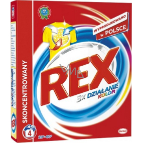 Rex 3x Action Color prací prostředek na barevné prádlo 4 dávky 300 g