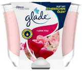 Glade by Brise I Love You vonná velká svíčka ve skle, doba hoření až 52 hodin 224 g