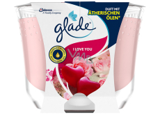 Glade by Brise I Love You vonná velká svíčka ve skle, doba hoření až 52 hodin 224 g