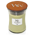 WoodWick Fern - Kapradina vonná svíčka s dřevěným knotem a víčkem sklo malá 85 g