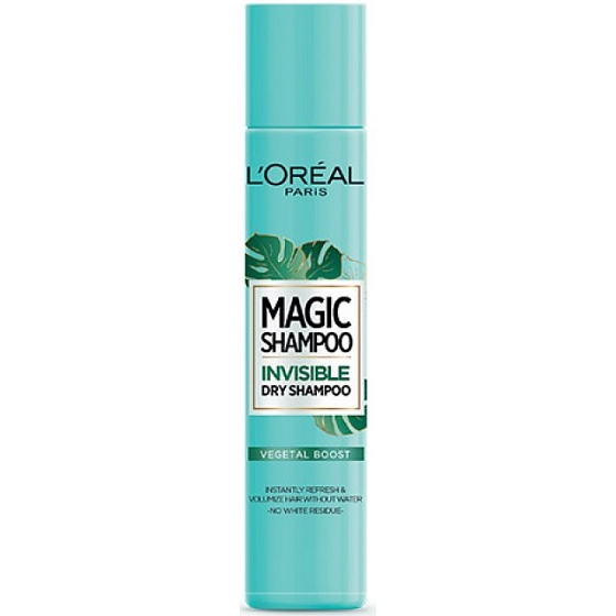 Loreal Paris Magic Vegetal Boost suchý šampon pro objem vlasů, který nezanechává bílé stopy 200 ml