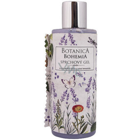 Bohemia Gifts Botanica Levandule s olivovým olejem, extraktem z bylin a jogurtovou aktivní složkou sprchový gel 200 ml