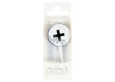 Albi Dortová svíčka single - Plus, 2,5 cm