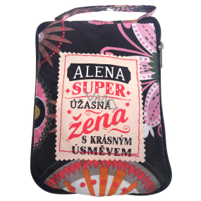 Albi Skládací taška na zip do kabelky se jménem Alena 42 x 41 x 11 cm