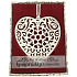 Albi Vánoční ornament s krystaly Swarovski na zavěšení s popisem - Pro skvělou kamarádku k Vánocům, cca 7 x 8 cm