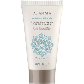 Artdeco Asian Spa Super Rich Hand Cream & Mask extra výživný krém a maska na ruce 75 ml