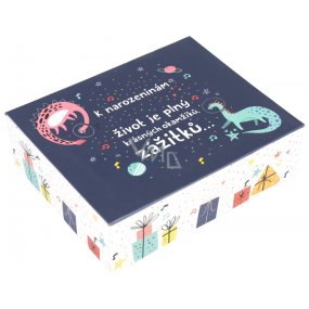 Albi Hrací krabička na peníze Dinosauři 11 x 9 x 3,5 cm