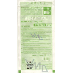 Dona Sensitive Sterile R Rukavice latex jednorázové chirurgické velikost 7 1 pár