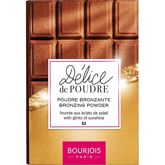 Bourjois Délice de Poudre Bronzing Powder bronzující pudr 52 Tan Complexions 16,5 g