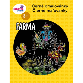 Ditipo Černé omalovánky Farma 32 stran A4 210 x 285 mm věk 3+