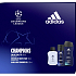 Adidas UEFA Champions League Edition VIII toaletní voda 100 ml + deodorant sprej 150 ml + sprchový gel 250 ml, dárková sada pro muže