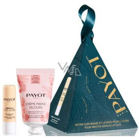 Payot Boule De Noel Nourrir & Réconforter krém na ruce 30 ml + Créme N°2 Stick lévres balzám na rty 4 g, kosmetická sada pro ženy