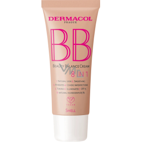 Dermacol BB Beauty Balance Cream 8in1 tónovací hydratační krém 03 Shell 30 ml