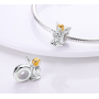 Charm Sterlingové stříbro 925 Modlicí se anděl, korálek na náramek symbol