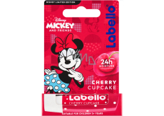 Labello Cherry Cupcake Minnie Disney balzám na rty pro děti 4,8 g, věk 3+