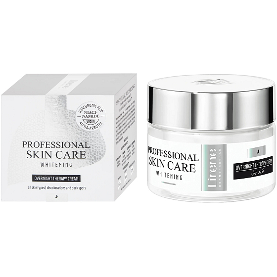 Lirene Professional Skin Care Whitening noční pleťový krém 50 ml