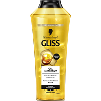 Gliss Oil Nutritive vyživující šampon pro roztřepené vlasy, 400 ml