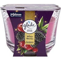 Glade Winter Berries vonná svíčka ve skle 204 g