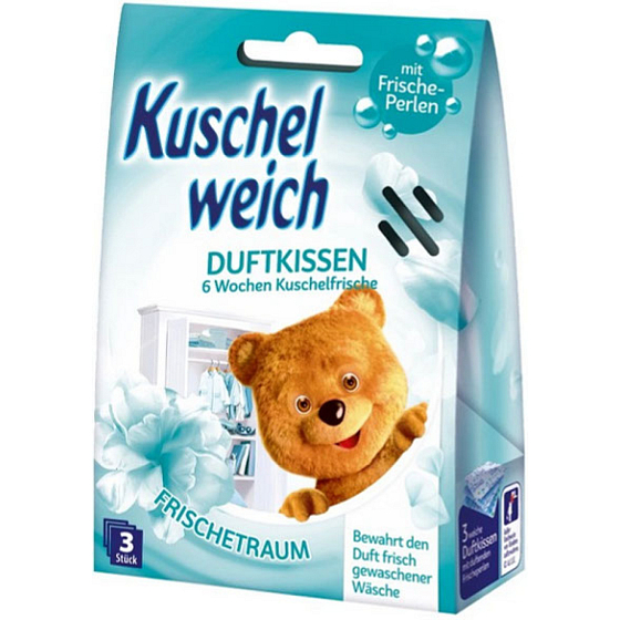 Kuschelweich vonné sáčky do skříně Svěží sen 3 ks