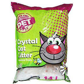 Silica Happy Cool Pet Meadow Fresh silikonové stelivo s vůní, 14 l