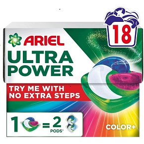 Ariel prací kapsle Ultra Power Color 18ks Ariel prací kapsle Ultra Power Color 18ks