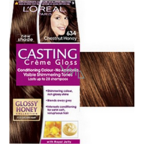 Loreal Paris Casting Creme Gloss barva na vlasy 634 medový kaštan