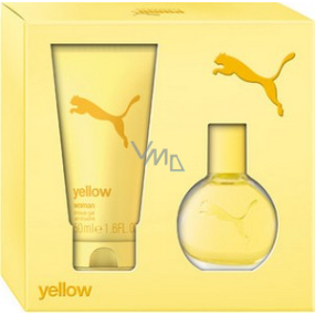 Puma Yellow Woman toaletní voda 20 ml + sprchový gel 50 ml, dárková sada
