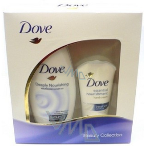 Dove Original sprchový gel 250 ml + hydratační krém na ruce 75 ml, kosmetická sada