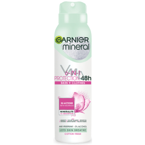 Garnier Mineral Protection Cotton Fresh 48h antiperspirant deodorant sprej pro ženy 150 ml