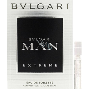 Bvlgari Bvlgari Man Extreme toaletní voda 1,5 ml s rozprašovačem, vialka