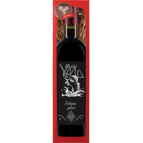 Bohemia Gifts Merlot Petrův zdar červené dárkové víno 750 ml