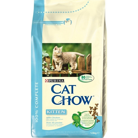 Purina Chow Kitten kompletní krmivo pro koťata 1,5 kg