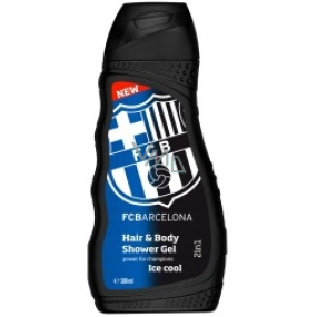 FC Barcelona Ice Kick sprchový gel a šampon pro muže 300 ml