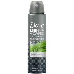 Dove Men + Care Elements Minerals + Sage antiperspirant sprej pro muže 150 ml